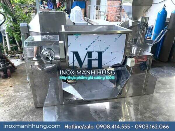 Máy trộn bột sữa trục ngang