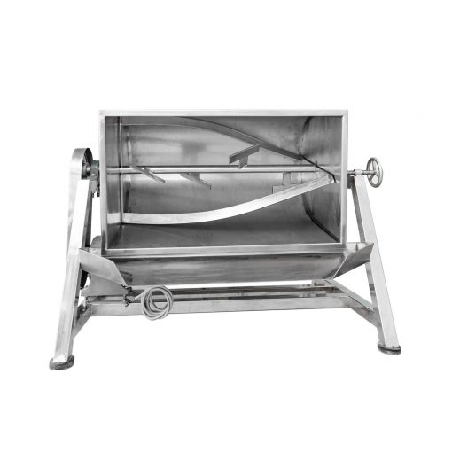 Mày trộn gia nhiệt trục quay ngang 80kg 2 Mày trộn gia nhiệt trục quay ngang 80kg 1