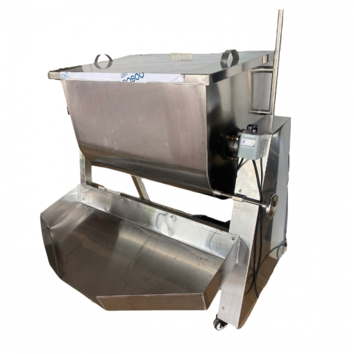 Máy trục nằm ngang trộn thịt làm lạp xưởng 50kg 3