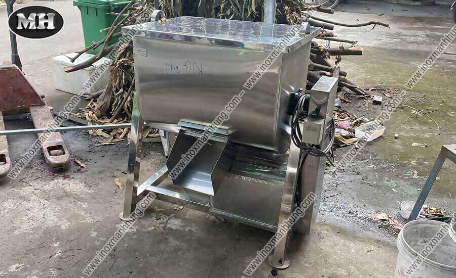Máy trộn nguyên liệu nằm ngang 40kg Máy trộn nguyên liệu nằm ngang 40kg