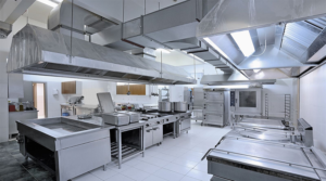 Ý tưởng thiết kế bếp ăn công nghiệp